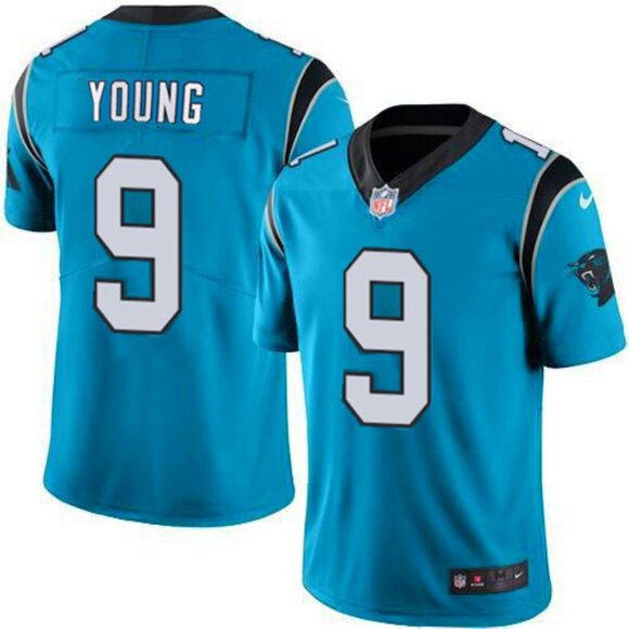 Mens Youths Kids Womens Bryce Young Blue Vapor Stitched Jersey